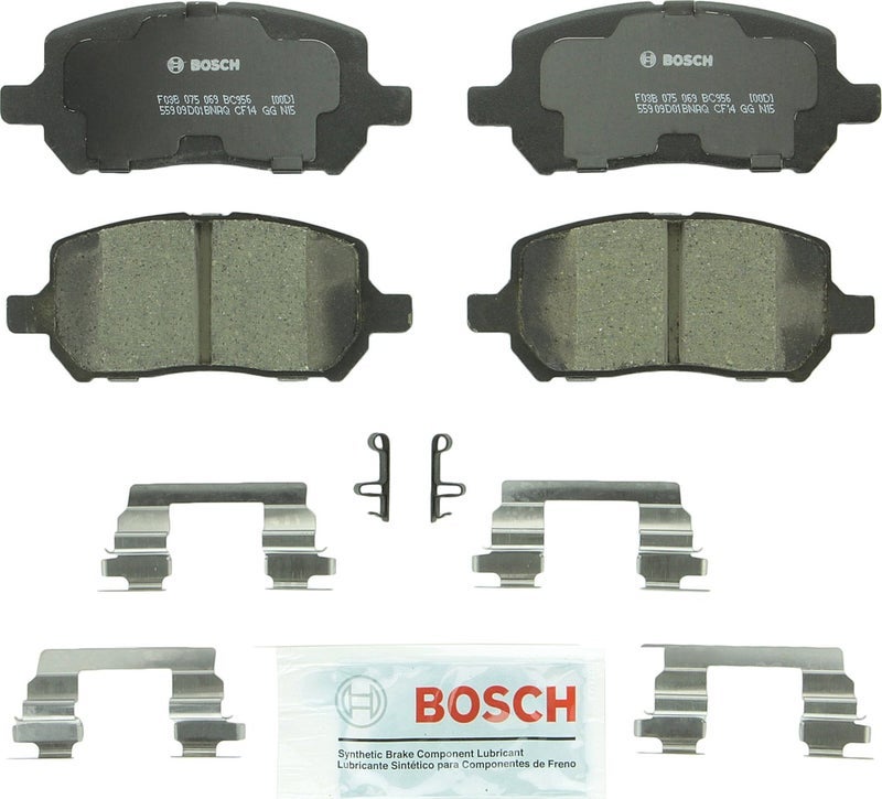 BOSCH BC956 QuietCast Premium Ceramic Disc Brake Pad Set - Compatible With Select Chevrolet Cobalt; Pontiac G5, Pursuit; Saturn Ion; FRONT - Image 3