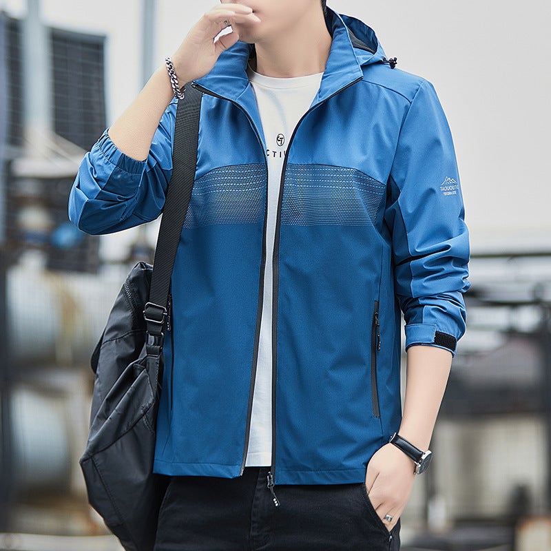 Coat Men'S Casual Fashion Brand Boys 2023 New Handsome All-Match Jacket Loose Top Clothes Men - Image 2