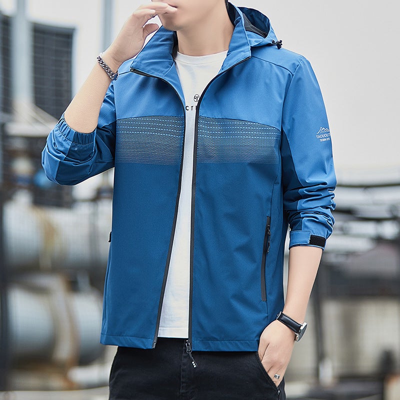 Coat Men'S Casual Fashion Brand Boys 2023 New Handsome All-Match Jacket Loose Top Clothes Men - Image 3