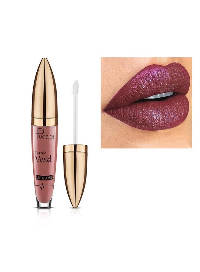 Christmas Diamond Shiny Matte Lipstick, Gothic Glitter Liquid Lip Gloss, Sparkling High Pigment Waterproof Long Lasting Lipsticks, Bold Shimmer Lip Glaze Lips For Masquerade, Cosplay, Halloween Makeup (#15)
