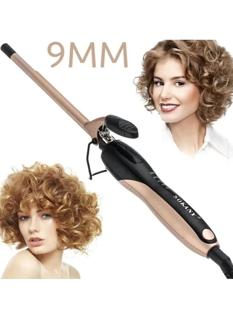 Sokany CL-666 9mm Barrel Hair Curling Iron  - Image 1