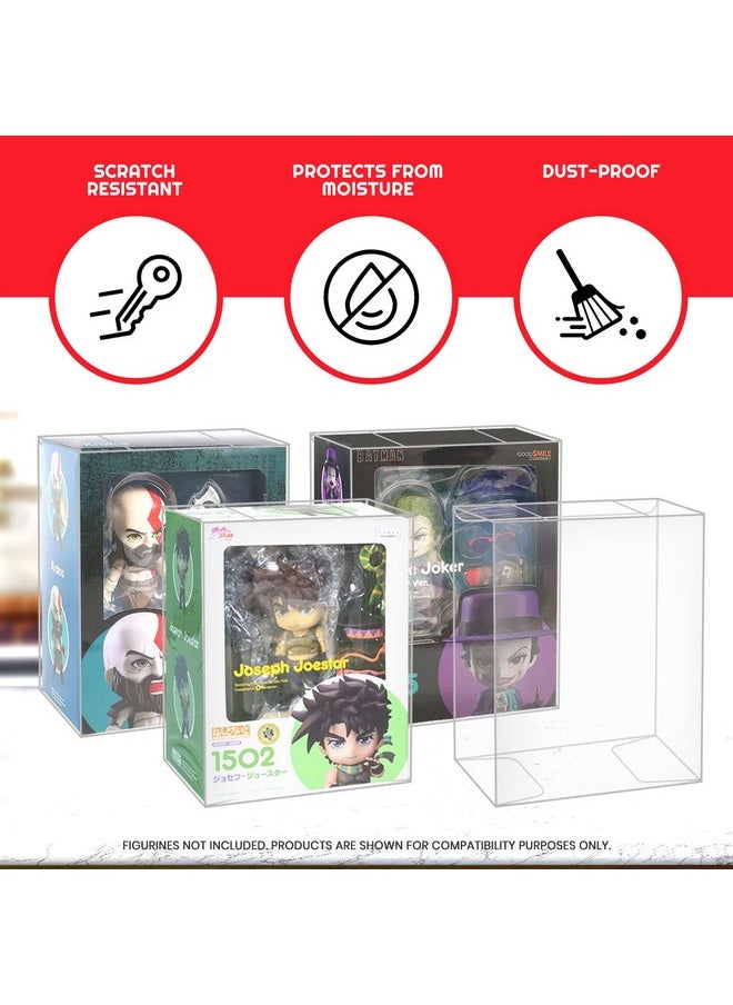 EVORETRO - Premium Nendoroid Box Protective Plastic Display Box Case - Ultimate Dust, Dirt, and Moisture Defense, Enhance Display Appeal, Easy to Use, Reusable, Preserve Collectible Value, Perfect for Collectors - Image 1
