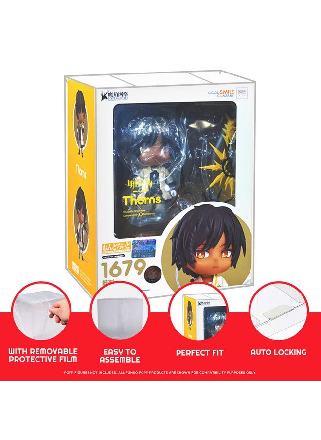 EVORETRO - Premium Nendoroid Box Protective Plastic Display Box Case - Ultimate Dust, Dirt, and Moisture Defense, Enhance Display Appeal, Easy to Use, Reusable, Preserve Collectible Value, Perfect for Collectors - Image 1