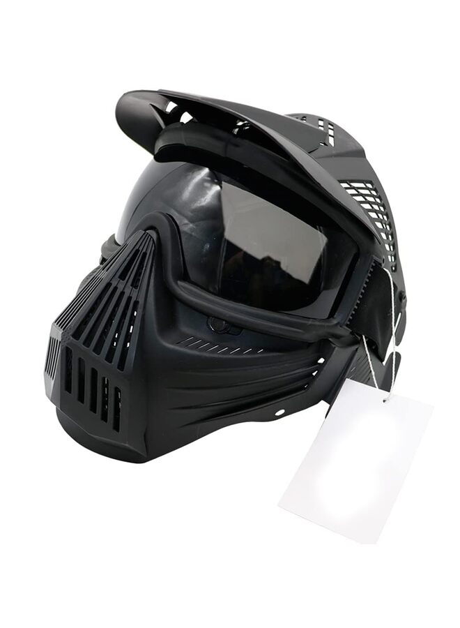 Generic Paintball Mask, Airsoft Mask Tactical Masks Full Face Gear with Goggles Impact Resistant for Hunting CS Survival Games Halloween Cosplay and Outdoor Activities (BLACK) - Image 1