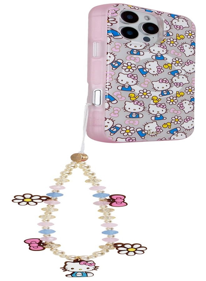 Sonix سونيكس × سانريو سحر الهاتف المزخرف | سوار مزخرف، حزام هاتف عالمي، وحبل هاتف محمول قابل للفصل مع تعليقات سيليكون | bows الوردية هالو كيتي - Image 4