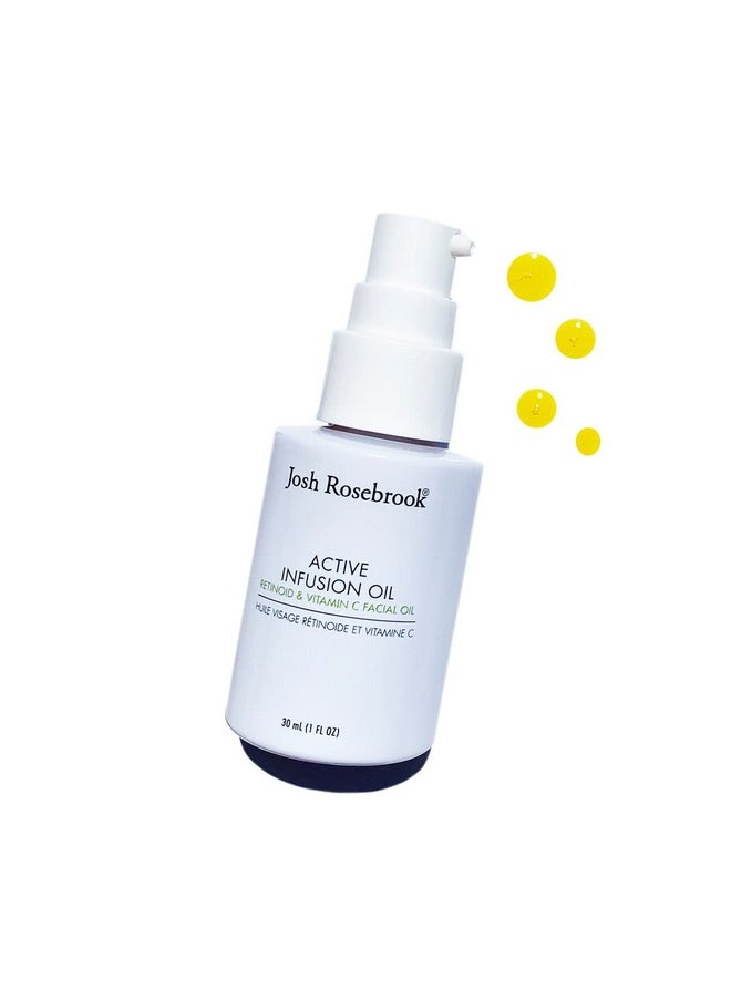 Josh Rosebrook Active Infusion Oil Retinoid & Vitamin C Facial Serum Improves Skin Texture & Tone Reduces Fine Lines Increases Radiance 30Ml 1 Oz  - Image 4