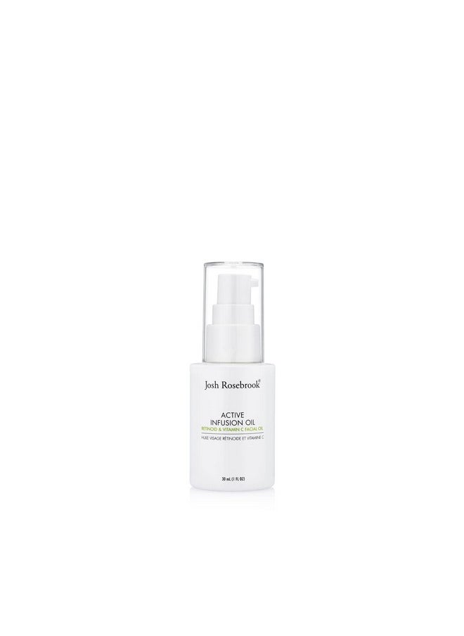 Josh Rosebrook Active Infusion Oil Retinoid & Vitamin C Facial Serum Improves Skin Texture & Tone Reduces Fine Lines Increases Radiance 30Ml 1 Oz  - Image 1