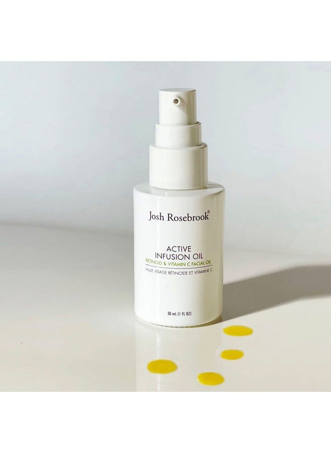 Josh Rosebrook Active Infusion Oil Retinoid & Vitamin C Facial Serum Improves Skin Texture & Tone Reduces Fine Lines Increases Radiance 30Ml 1 Oz  - Image 5