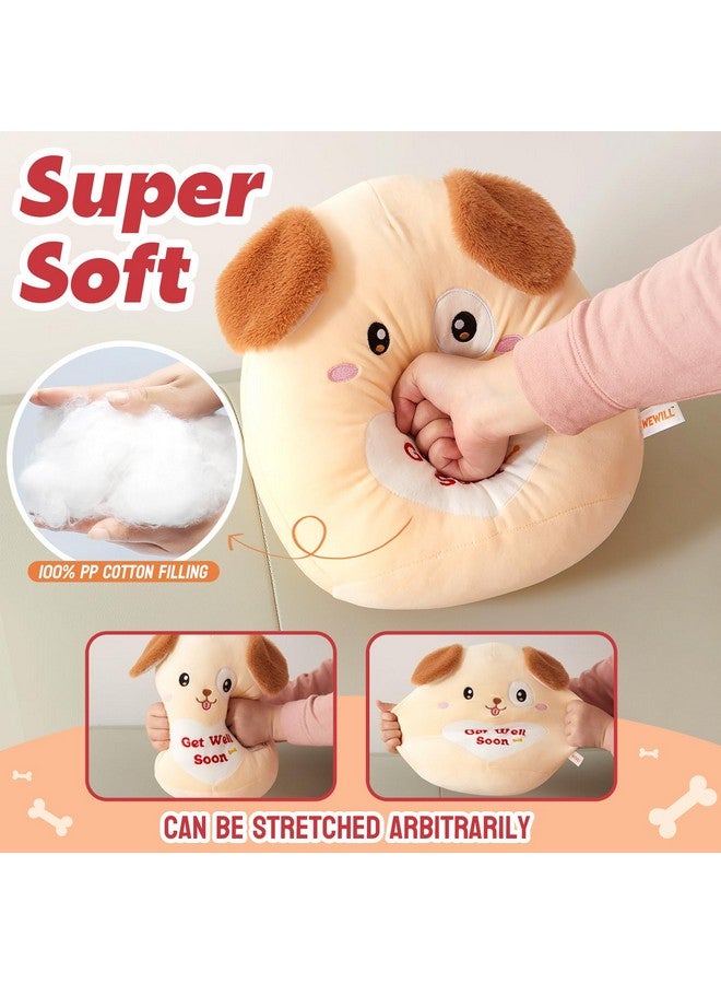 WEWILL 12’’ Get Well Soon Puppy Soft Plush Pillow Cute Get Well Dog Stuffed Animal Toy Gifts for Toddler Kids Boys Girls - Image 4