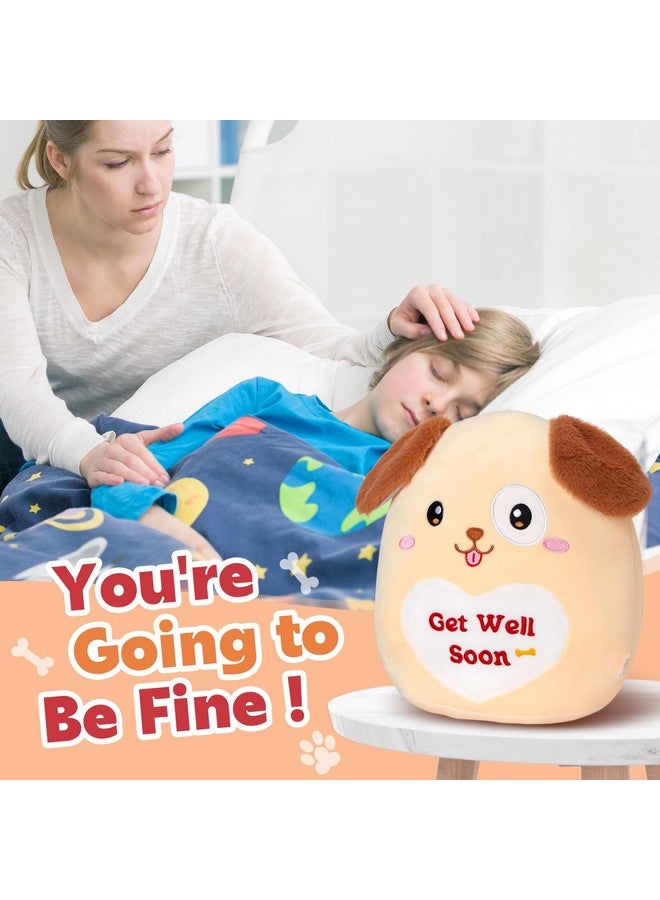 WEWILL 12’’ Get Well Soon Puppy Soft Plush Pillow Cute Get Well Dog Stuffed Animal Toy Gifts for Toddler Kids Boys Girls - Image 2