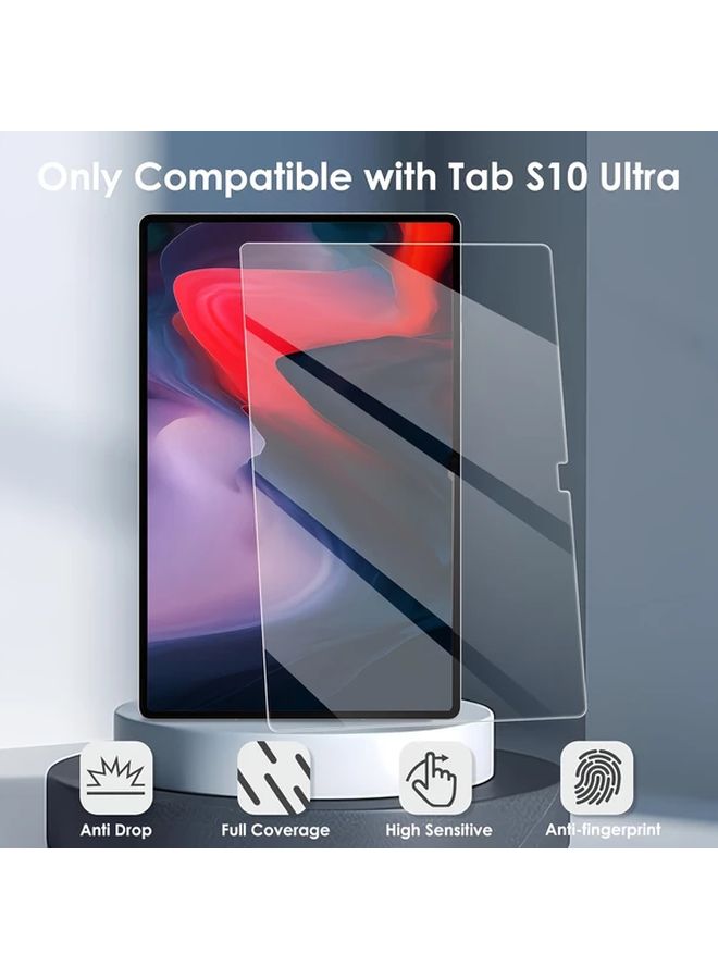 Galaxy Tab S10 Ultra 14 6 Inch 2 Pack Tempered Glass Screen Protector 9H Hardness Anti Fingerprint - Image 3
