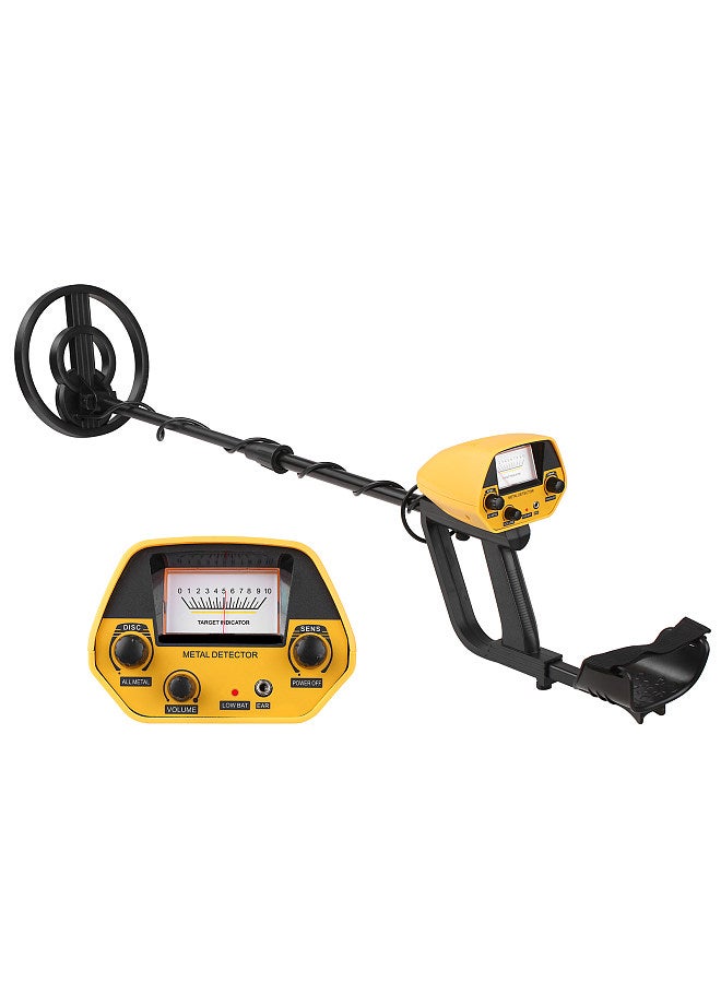 Underground Metal Detector High Precision Metal Finder Jewelry Treasure Hunter Gold Digger Metal Detecting Tools with All Metal & Disc Mode Waterproof 8-Inch Coil for Adults and Kids