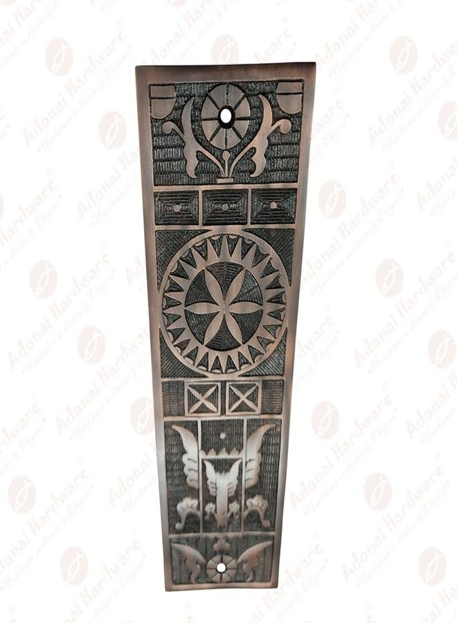 Adonai Hardware Decorative Aluminium Push Plate (9.96 Inch Ohel, Antique Copper) - Image 5