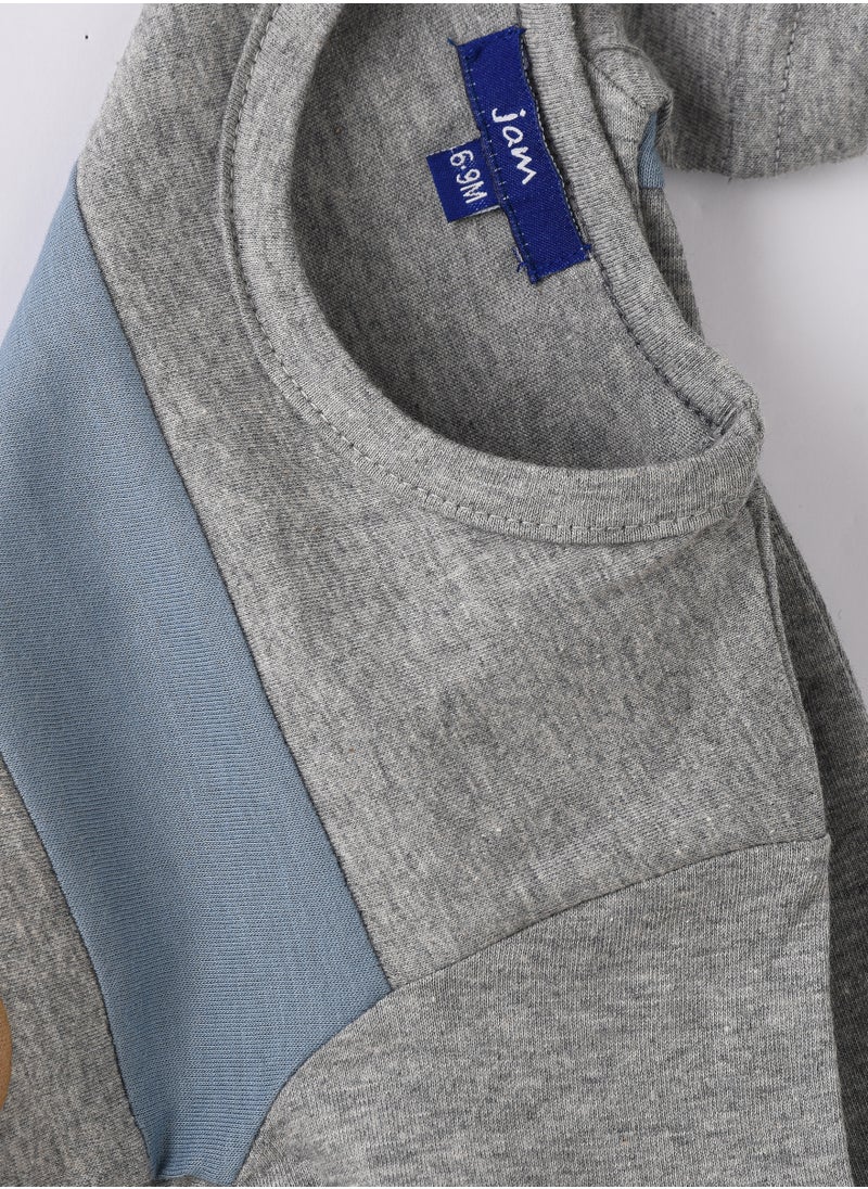 JAM Baby Boys Knit Cotton Graphic T-Shirt  - Image 4