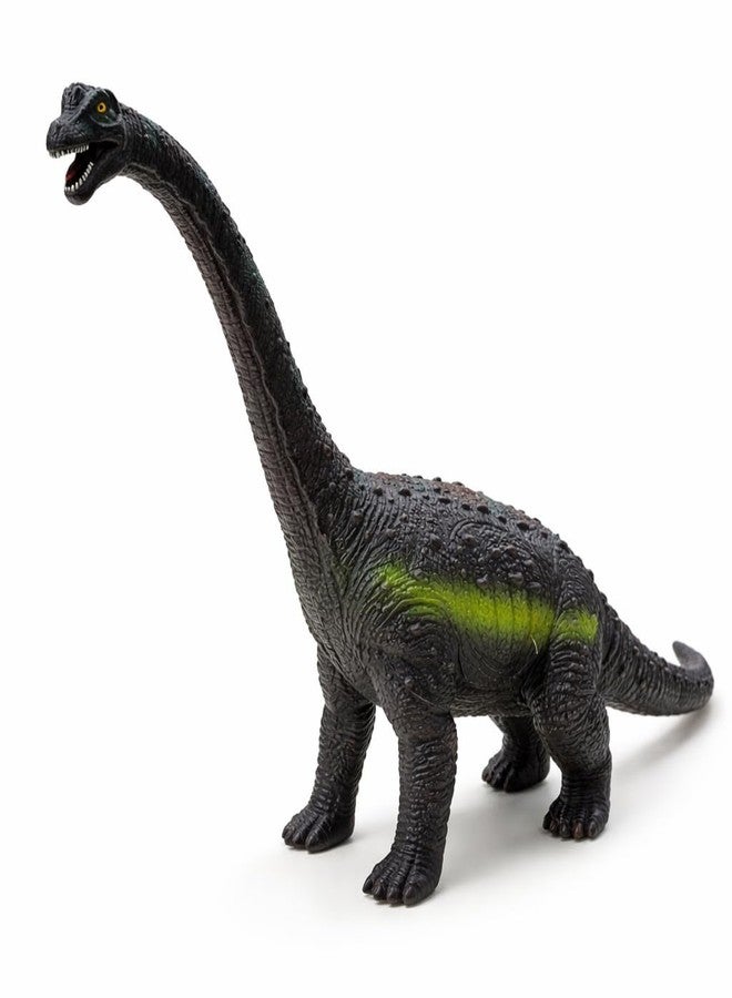 DTR Creation Brachiosaurus Dinosaur Toy ? 60 cm Large Realistic Dino Figure, Brown Color, Soft Rubber Prehistoric Animal Model for Kids - Image 1
