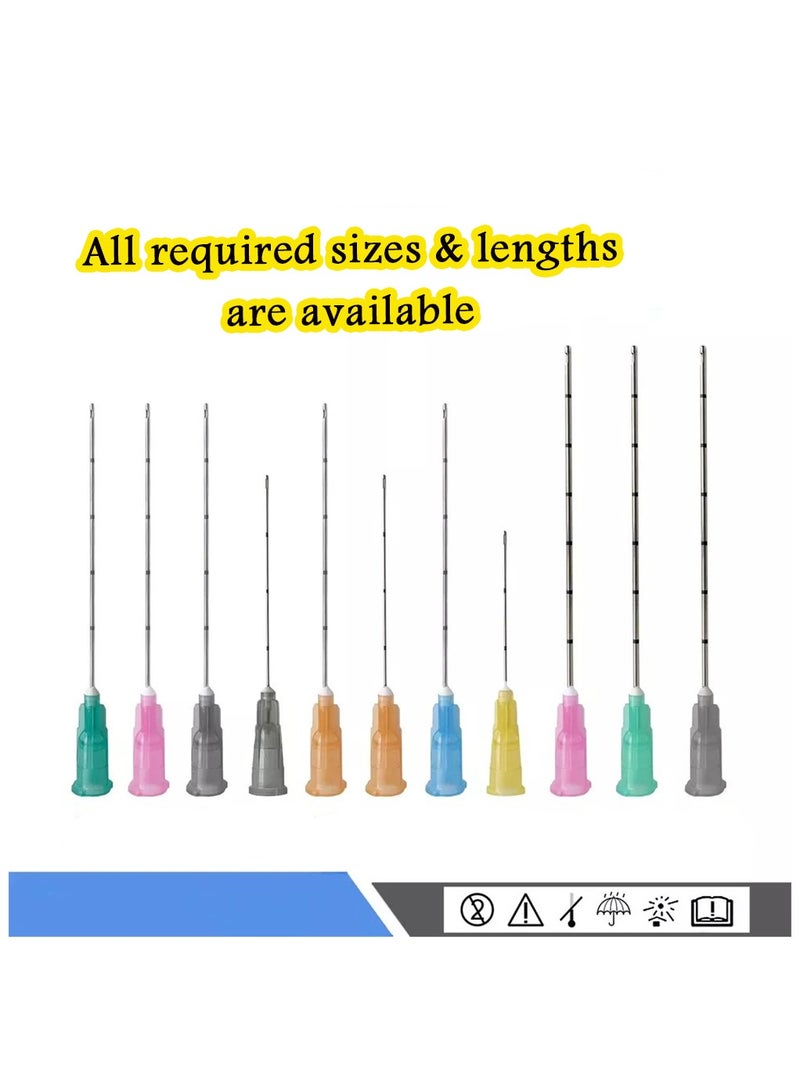Fine Micro Filler Cannula 27G – For Precise Placing of Viscous Filler – High Pure Grade Stainless Steel – Variety of Gauge Sizes with Multiple Lengths. - Image 2