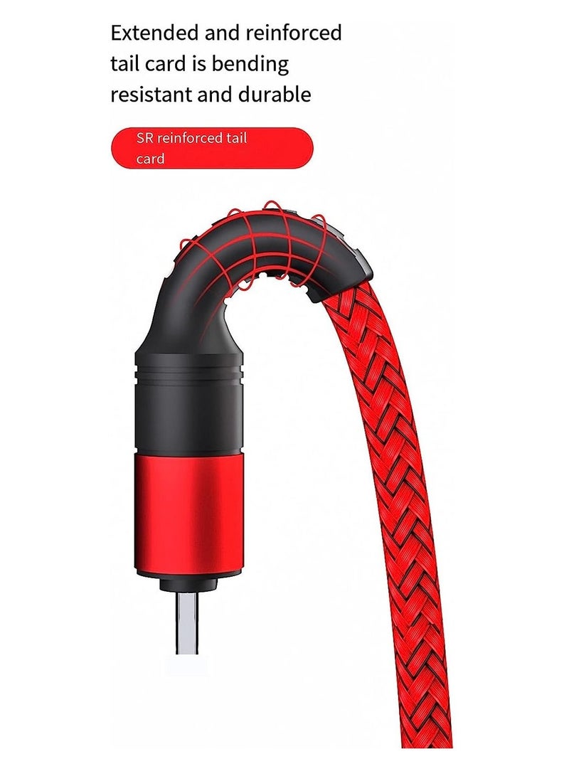 3 in 1 Multi 5A original fast charging 1.2m cable, CE, FCC, ROSH Certified, Lighting/Type C/Micro, compatible with iPhone 3A /Huawei/Samsung/OPPO vooc/Xiaomi/Honor TYPE C 5a - Image 5