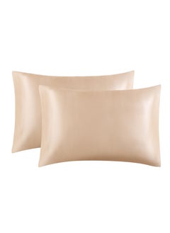 Y&D 2-Piece Simple Solid Colour Pillow Case Cover  - Image 1