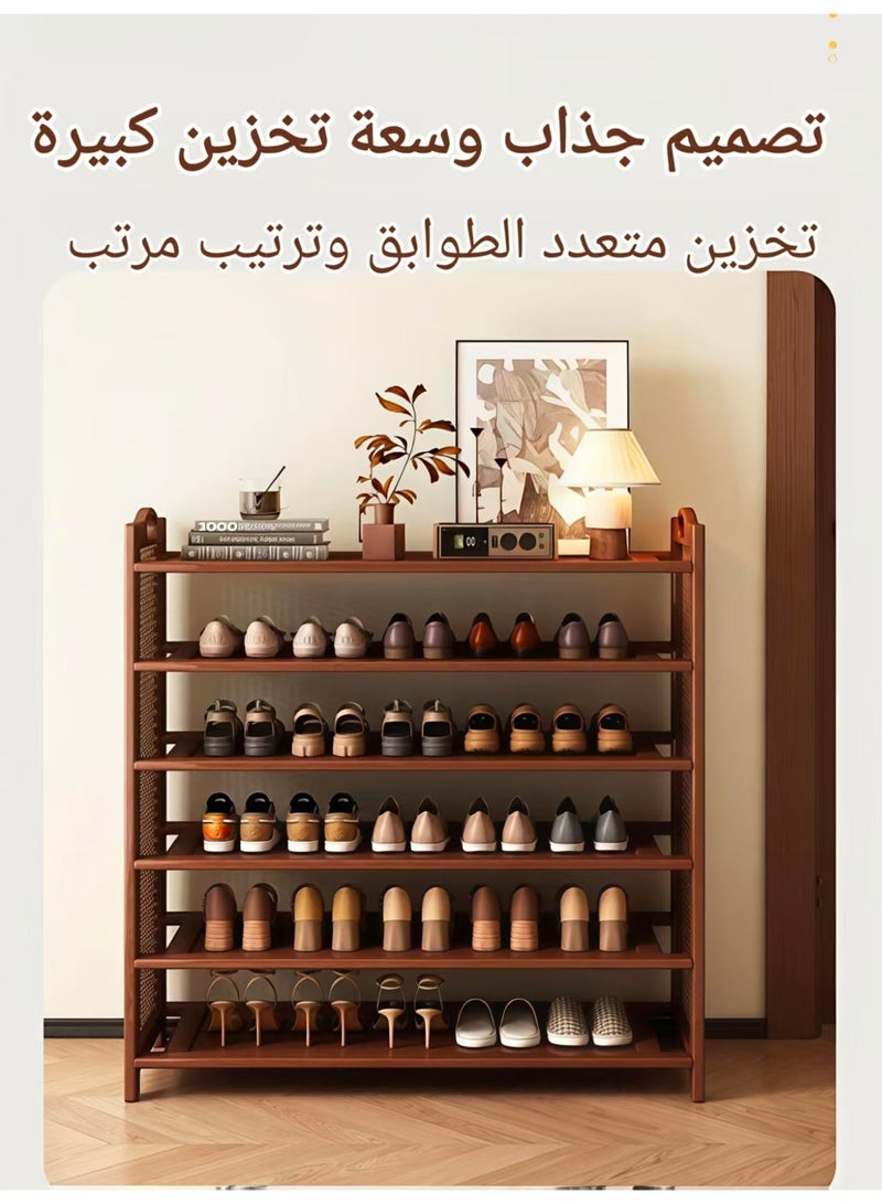 ChenDa 6-Tier Shoe Rack (Shoe Cabinet), Large Storage Capacity, Eco-friendly Materials, Safe Design With Smooth Rounded Edges, Ideal For Entryway, Hallway, Living Room And Garage - Image 4