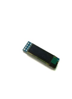 ماركة غير محددة وحدة عرض LCD OLED زرقاء IIC I2C مقاس 0.91 بوصة 128x32، IC SSD1306، 3.3 فولت 5 فولت 