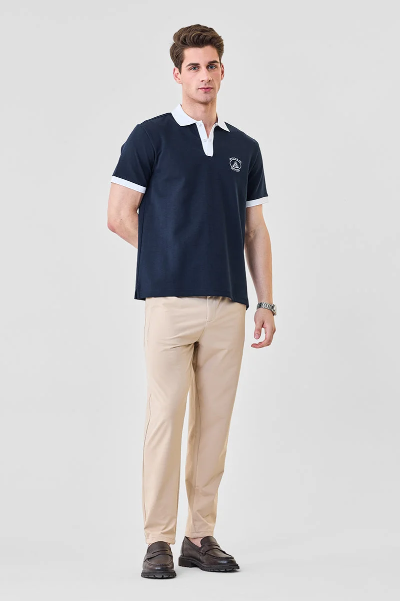 SNITCH Relaxed Fit Stretch Trousers