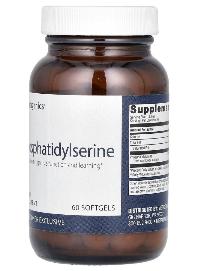 Metagenics Phosphatidylserine 150 mg 60 Softgels - Image 2