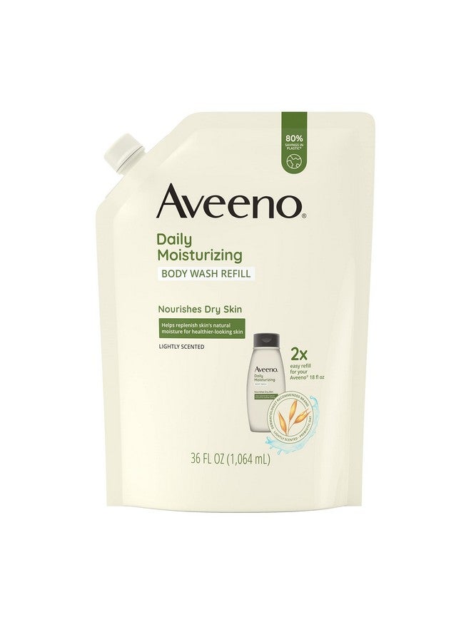غسول الجسم أفينو المرطب اليومي، الشوفان المهدئ، عبوة قابلة لإعادة التعبئة، 36 أونصة سائلة - Image 1