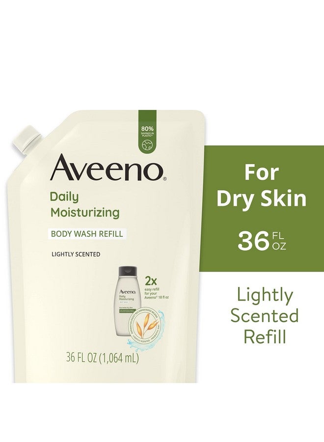 غسول الجسم أفينو المرطب اليومي، الشوفان المهدئ، عبوة قابلة لإعادة التعبئة، 36 أونصة سائلة - Image 3