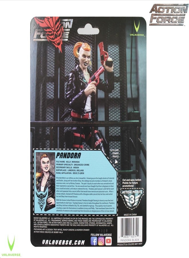 Action Force Valaverse Pandora Black SeriesPremium 6-Inch Scale Action Figure with Multiple Accessories - Image 3
