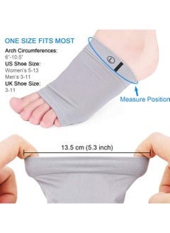 KASTWAVE Compression Arch Support Sleeves, Plantar Fasciitis Socks, Cushioned Arch Support Braces Gel Pads for Flat Foot Pain, Relief Plantar Fasciitis Heel Spurs, Ankle Injuries 1Pairs  - Image 5