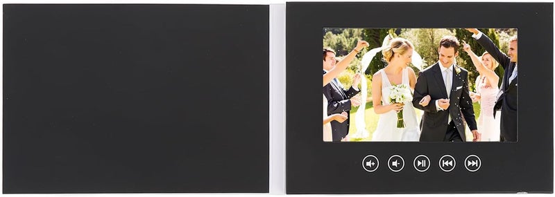 Yunseity Video Greeting Card, 720P HD Electronic Greeting Card with LCD Screen, 128M Memory Video Brochure for Father Day Mother Day Christmas Anniversary, Thanks Cards (10inch) - Image 1