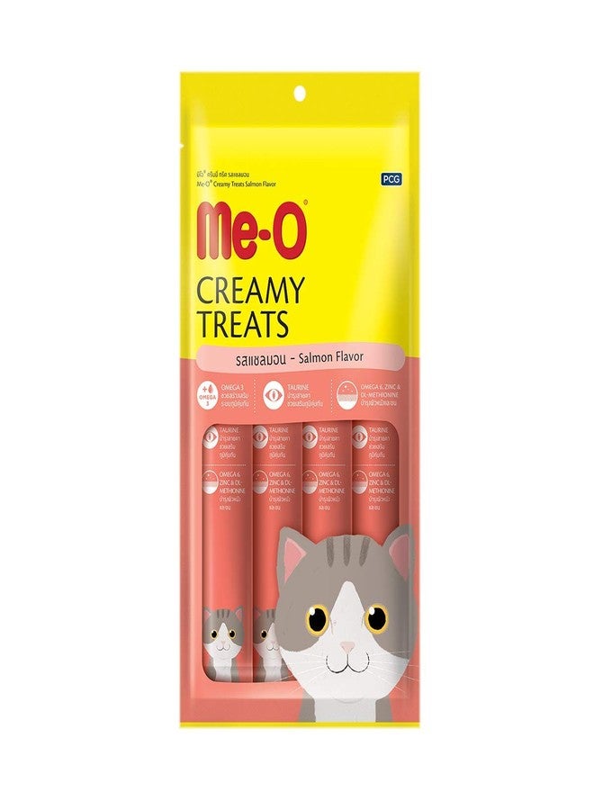 Me-O Creamy Cat Treats - Salmon Flavor, Small, 60g - Image 1