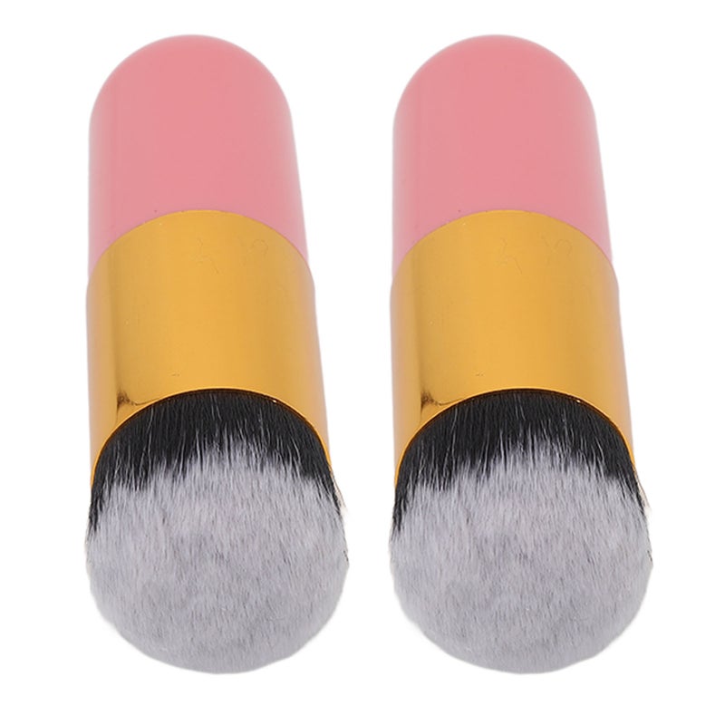 Foundation Brush Lightweight Portable Dense Synthetic Soft Bristles Cosmetic Brush for Liquid Cream Powder Blending - Image 1