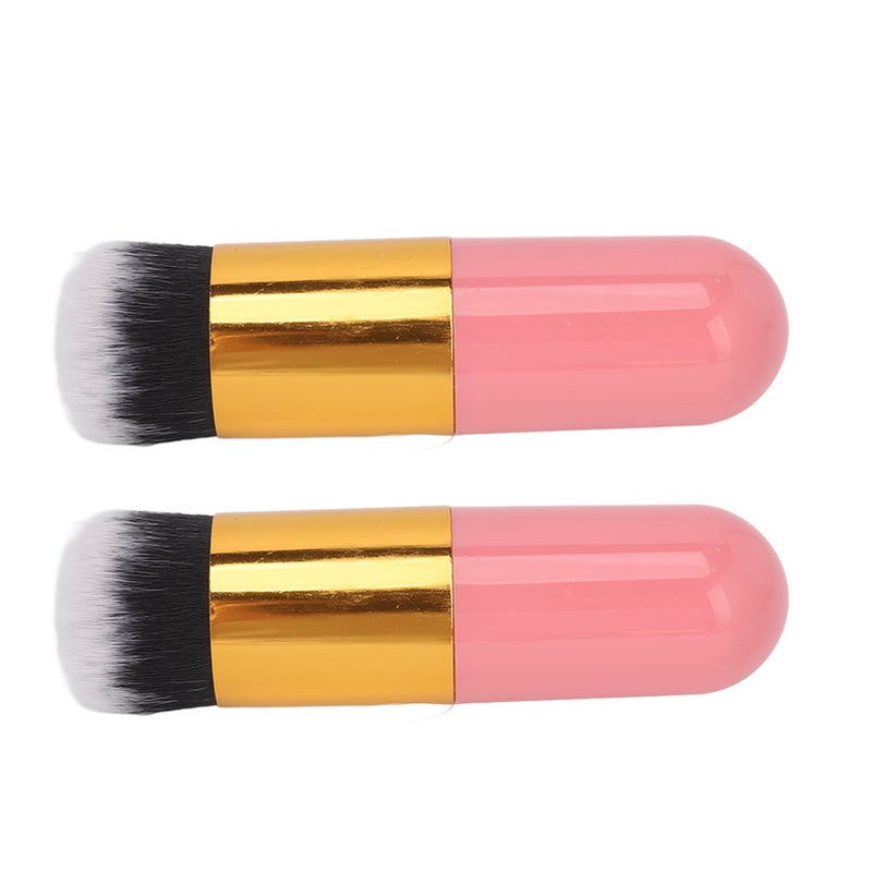Foundation Brush Lightweight Portable Dense Synthetic Soft Bristles Cosmetic Brush for Liquid Cream Powder Blending - Image 5
