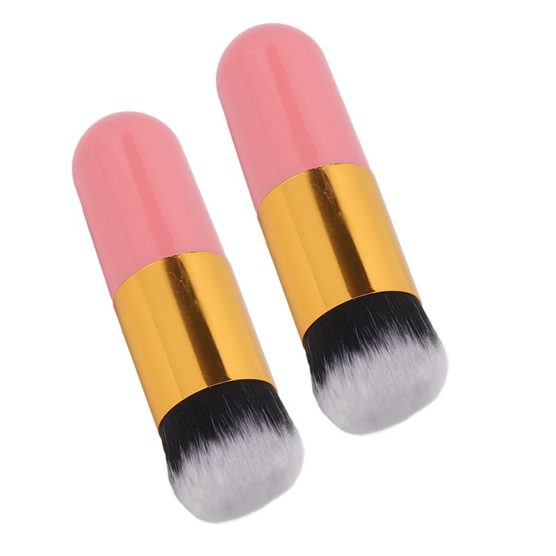 Foundation Brush Lightweight Portable Dense Synthetic Soft Bristles Cosmetic Brush for Liquid Cream Powder Blending - Image 3
