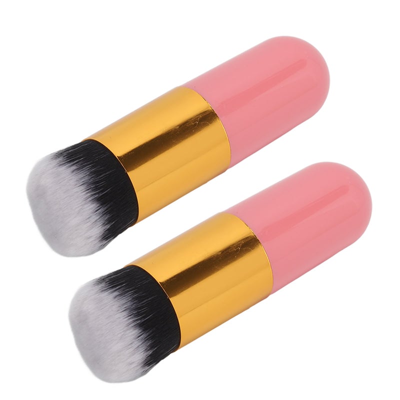 Foundation Brush Lightweight Portable Dense Synthetic Soft Bristles Cosmetic Brush for Liquid Cream Powder Blending - Image 4