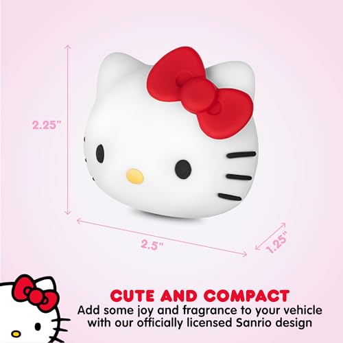 Carbella Sanrio Hello Kitty Car Trunk Organizer, Steering Wheel Cover, Air Freshener & Refill – Cute, Collapsible, Heavy-Duty Storage & Car Accessories for Groceries, Tools, Travel – 12.5"L x 12.5"W x 9"H - Image 4