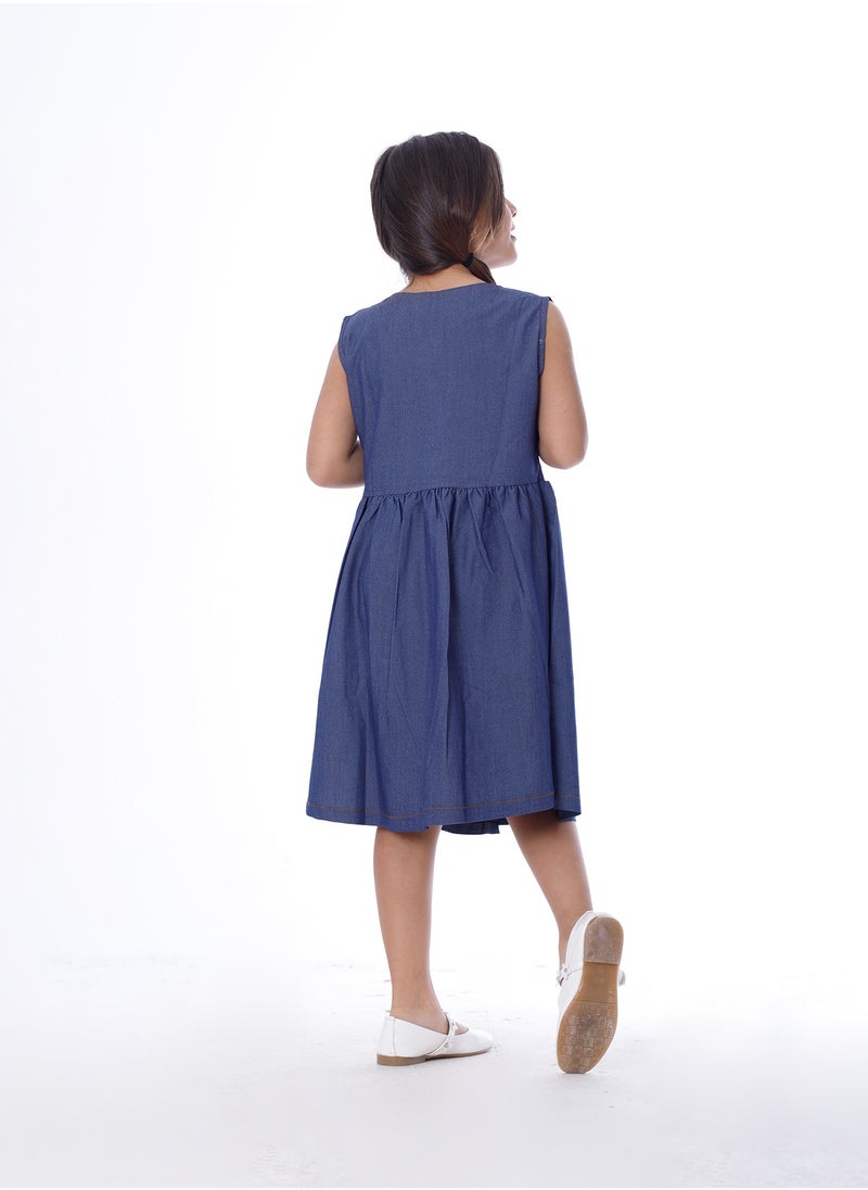 BEBO - Girls Dress Blue - Image 1