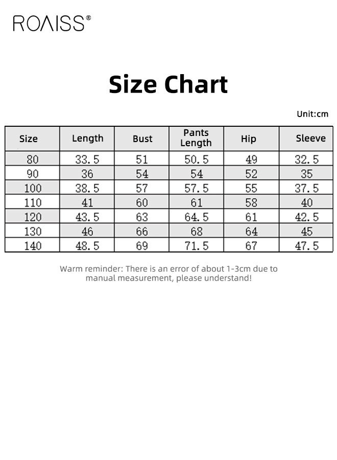 roaiss 2PCS Baby Girls Pajamas Set, Adorable Pjs Set with Long Sleeve Top and Elastic Waist Pants, Breathable Sleepwear for Little Girls - Image 5