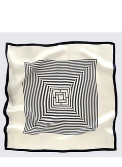 Generic Women's Mulberry Silk Striped Silk Scarf  - Image 3
