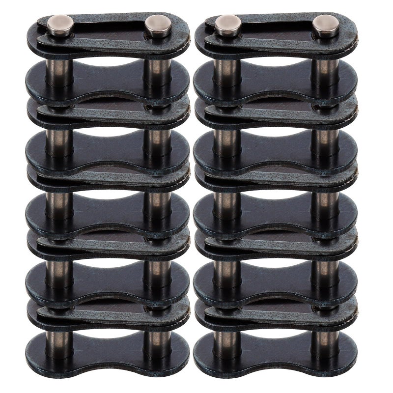 10 Pack Single Gear Bicycle Chain Connector Links Sturdy Steel Quick Repair - Image 2