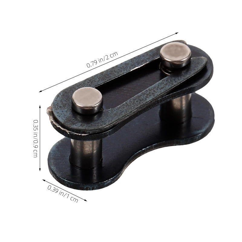 10 Pack Single Gear Bicycle Chain Connector Links Sturdy Steel Quick Repair - Image 3