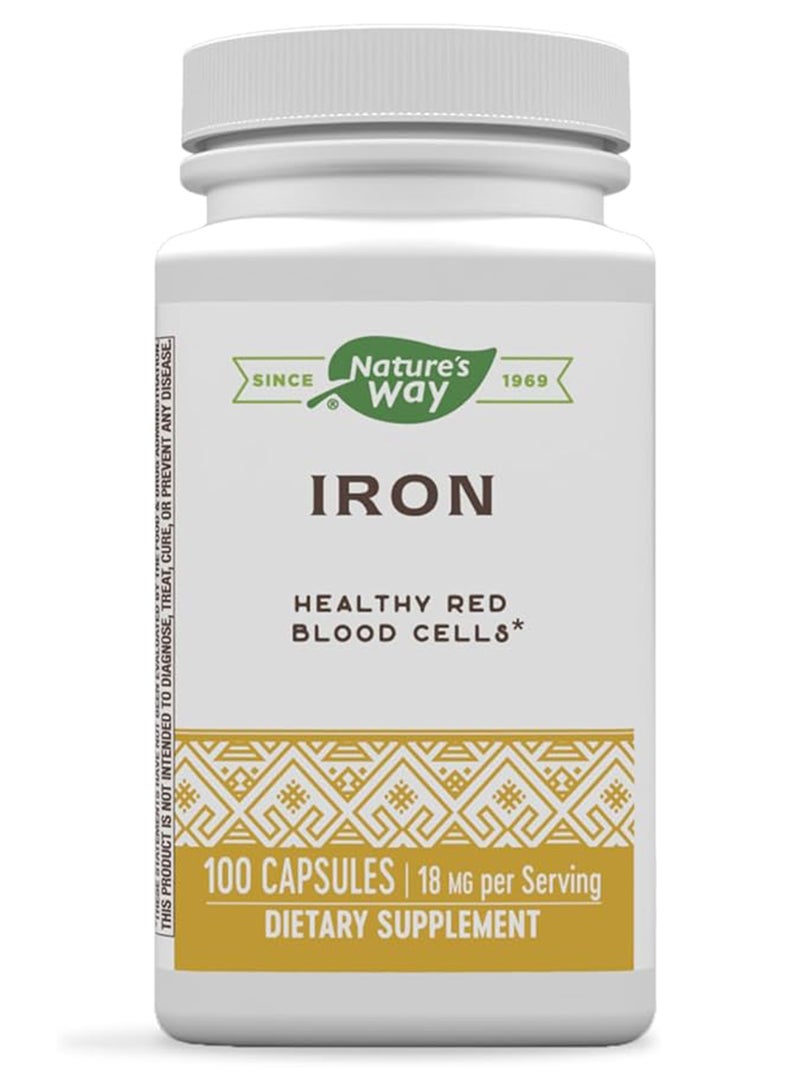 ناتشرز واي مكمل غذائي بالحديد المعالج بالاستخلاب 18 مجم - Image 1