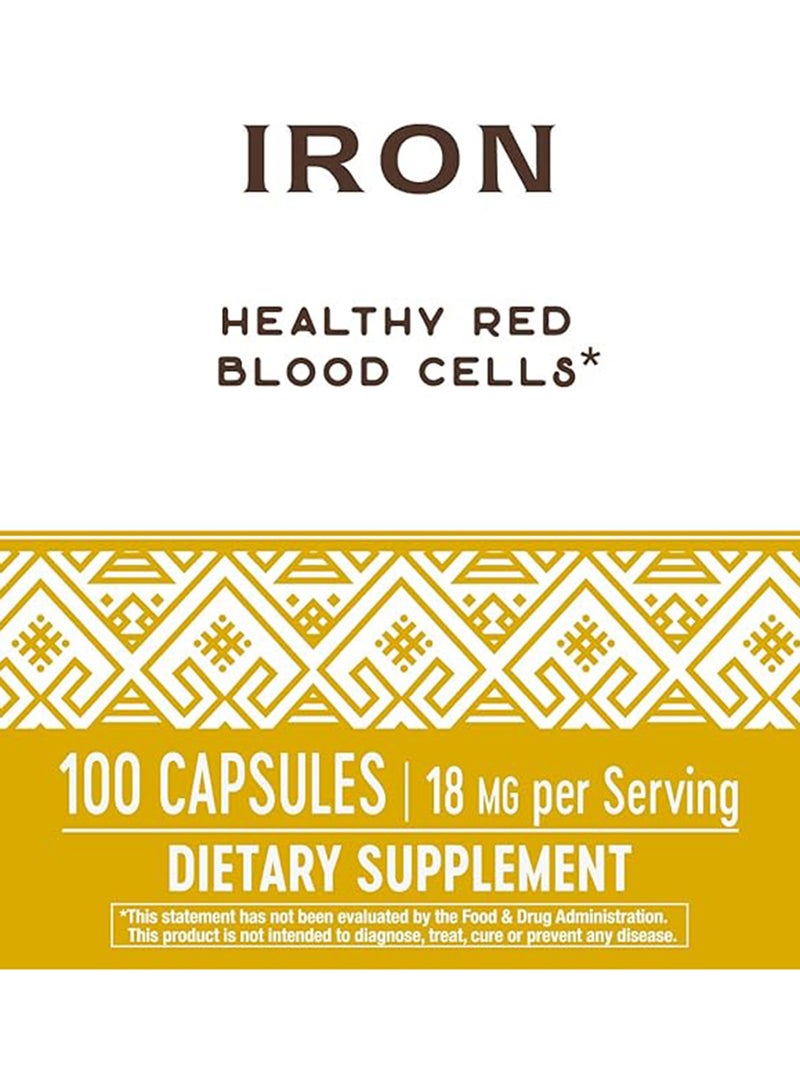 ناتشرز واي مكمل غذائي بالحديد المعالج بالاستخلاب 18 مجم - Image 2