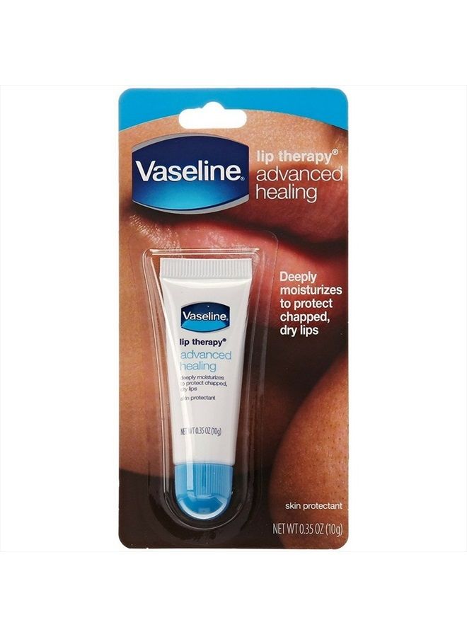 Vaseline Lip Therapy Advanced Healing, 0.35 Ounce (Pack of 10)