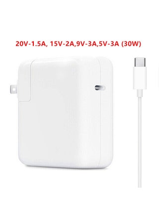 Cross Border Hot Sale 61W87W96W For Apple Laptop Power Adapter Macbook Computer Charger-Color:30w Type-c With 2m Cable-Specifications:Us Regulations (compatible With Domestic Use) - pzsku/ZC41943796189543DA5BAZ/45/_/1742368109/626a84f5-5470-4064-ae95-689f306ce430