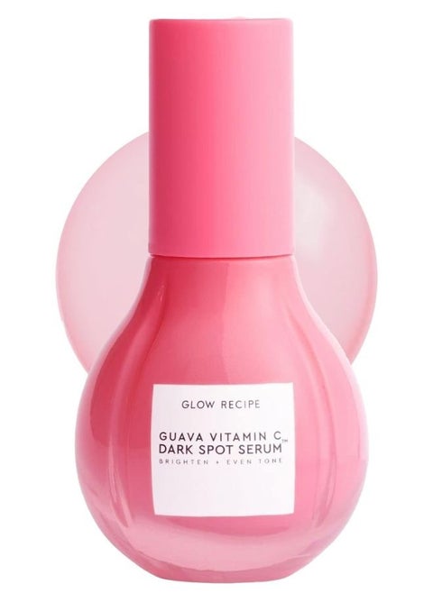 GLOW RECIPE Guava Vitamin C Dark Spot Serum 30ml – Brightening & Even Skin Tone Treatment with 5 Forms of Vitamin C, Guava Extract, and Niacinamide