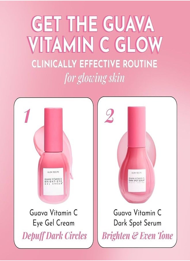 GLOW RECIPE - GLOW RECIPE Guava Vitamin C Dark Spot Serum 30ml – Brightening & Even Skin Tone Treatment with 5 Forms of Vitamin C, Guava Extract, and Niacinamide - Image 1