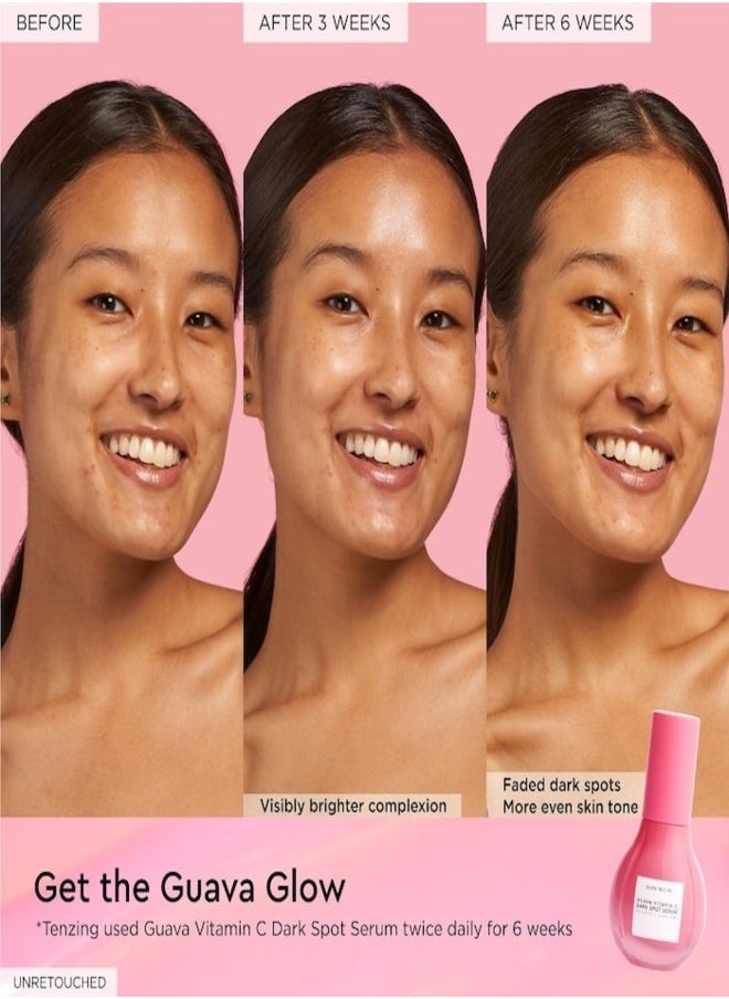GLOW RECIPE - GLOW RECIPE Guava Vitamin C Dark Spot Serum 30ml – Brightening & Even Skin Tone Treatment with 5 Forms of Vitamin C, Guava Extract, and Niacinamide - Image 1