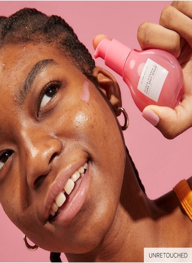 GLOW RECIPE - GLOW RECIPE Guava Vitamin C Dark Spot Serum 30ml – Brightening & Even Skin Tone Treatment with 5 Forms of Vitamin C, Guava Extract, and Niacinamide - Image 1